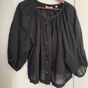 Doen Jiana top black Size large